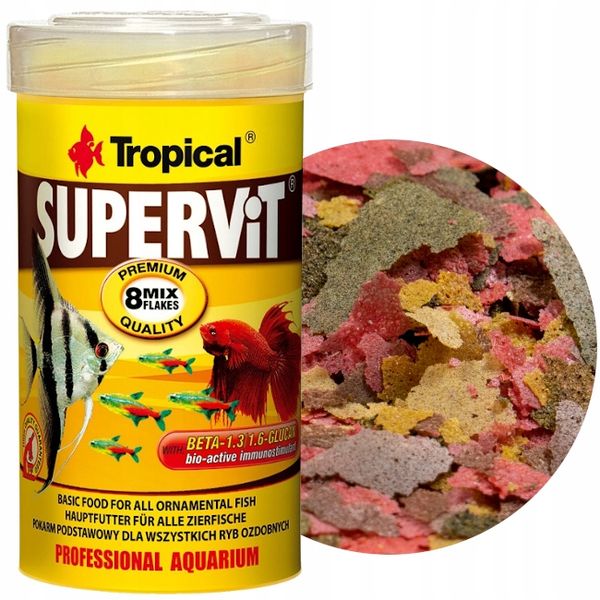 TROPICAL SUPERVIT 500 ml pokarm PREMIUM DLA RYB zdjęcie 1