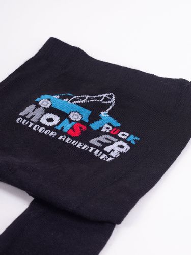 Rajstopy chłopięce bawełniane we wzory 3PAK 68-74 YOCLUB na Arena.pl