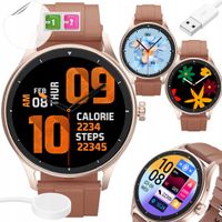 Smartwatch dla dziewczynki PL menu | EKG puls kroki kalorie | rozmowy