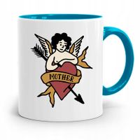 Kubek Błękitny Dla Mamy Mother Prezent Z Nadrukiem Ze Zdjęciem