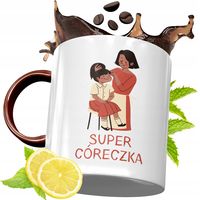 Kubek Bordowy Dla Córki Na Urodziny Prezent Z Nadrukiem Ze Zdjęciem