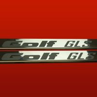 Listwa progowa VOLKSWAGEN GOLF MK2 GOLF GLS Stal nierdzewna 304 połysk 2szt