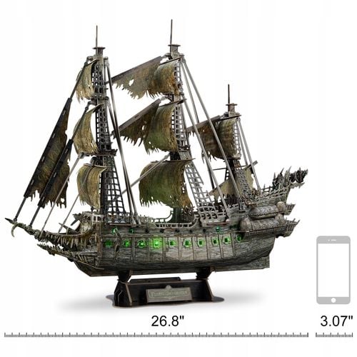 Puzzle 3D LED Latający Holender na Arena.pl