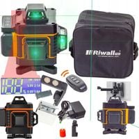 Laser krzyżowy Riwall RNP-01 16 Linii Pro +Zestaw akcesoriów 25 m