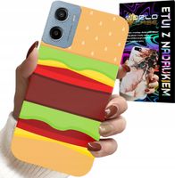 ETUI DO MOTOROLA E15 / G05 - CASE BURGER CHEESEBURGER OBUDOWA PREZENT