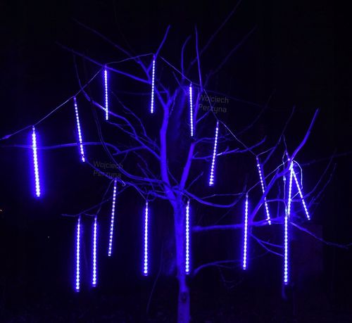 METEORY 50 CM LAMPKI PADAJĄCY ŚNIEG OŚWIETLENIE ŚWIĄTECZNE IP44 SOPLE LED na Arena.pl