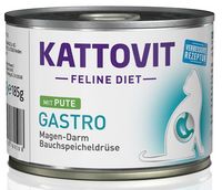 Zdrowa karma dla kota z problemami żołądkowo-jelitowymi Kattovit Indyk 185g