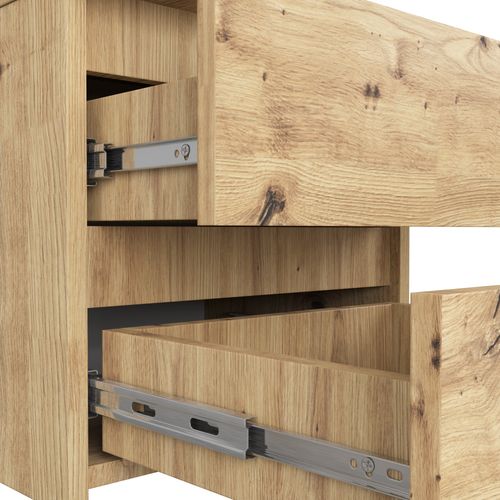 Szafka nocna CL2 40 cm 2 szuflady - dąb artisan na Arena.pl