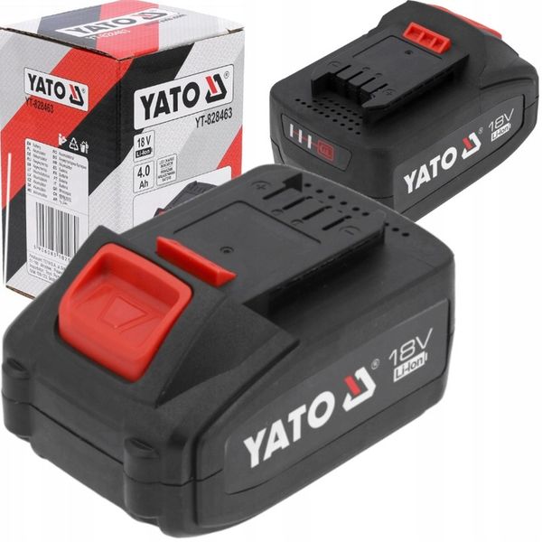 YATO AKUMULATOR 4AH 18 V DO SYSTEMU ELEKTRONARZĘDZI zdjęcie 7