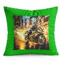 PODUSZKA ZIELONA PREZENT - MOTOR MOTOCYKL