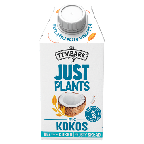 Tymbark Just Plants Napój owies kokos 500 ml na Arena.pl