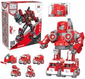 5w1 AUTO ROBOT DO SKŁADANIA ŚWIECĄCY DŻWIĘKI DLA DZIECI KOPARKA DŻWIG