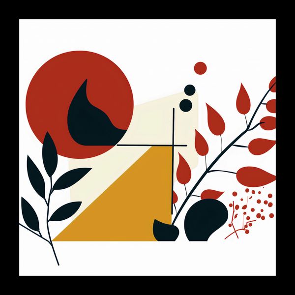 Plakat 20x20cm Ogień i Flora zdjęcie 2