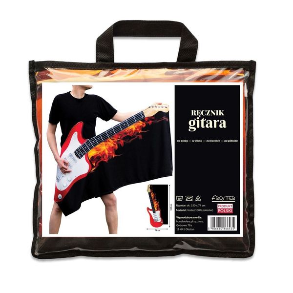 Ręcznik Gitara PLAŻOWY kąpielowy na plażę basen zdjęcie 8