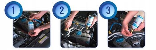 GAZ DO NAPEŁNIANIA KLIMATYZACJI AUT R134A CZYNNIK CHŁODNICZY KLIMY FIXCLIMA na Arena.pl