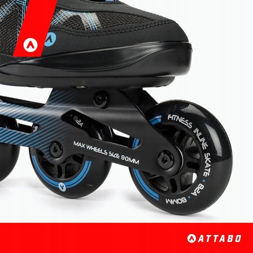 Rolki męskie ATTABO Bliss 43 REKREACYJNE ABEC-7 KÓŁKA 80mm ALUMINIOWA PŁOZA na Arena.pl