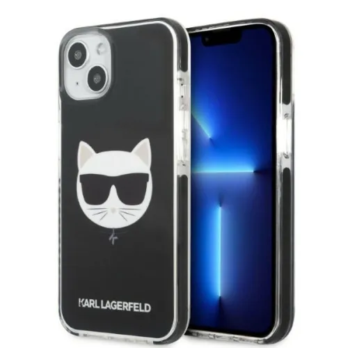 Etui Karl Lagerfeld Choupette Head na iPhone 13 - czarne na Arena.pl