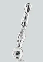 toyjoy glass worxx sparkle wand szklana rożdżka falista 20 cm