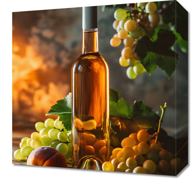 Obraz 40x40cm Bursztynowe Wino zdjęcie 1