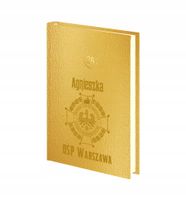 PLANER strażaka kalendarz dzienny A4 2026 złoty srebrny z grawerem