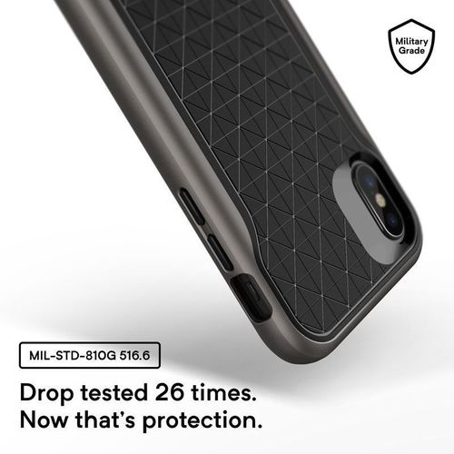 Caseology Apex Case - Etui iPhone X (Black/Warm Gray) na Arena.pl