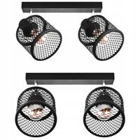2X BASKET Żyrandol loft lampa wisząca oprawa sufitowa reflektorki 2xE27 do