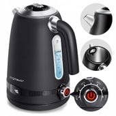 Czajnik elektryczny regulacją temperatury Aigostar Loki 2200 W czarny