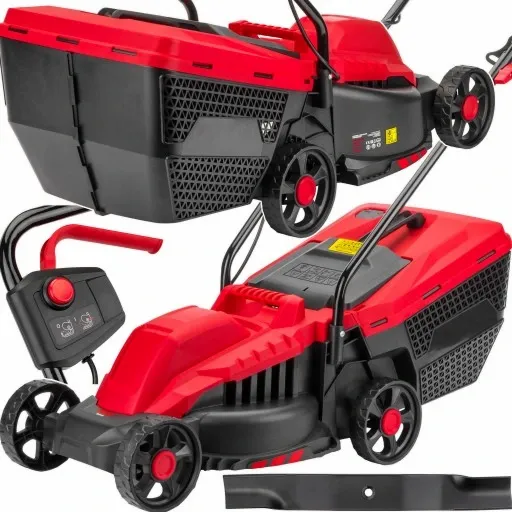 KOSIARKA ELEKTRYCZNA DO TRAWY 2200W NÓŻ 32CM LEKKA DUŻY KOSZ 30L zdjęcie 1