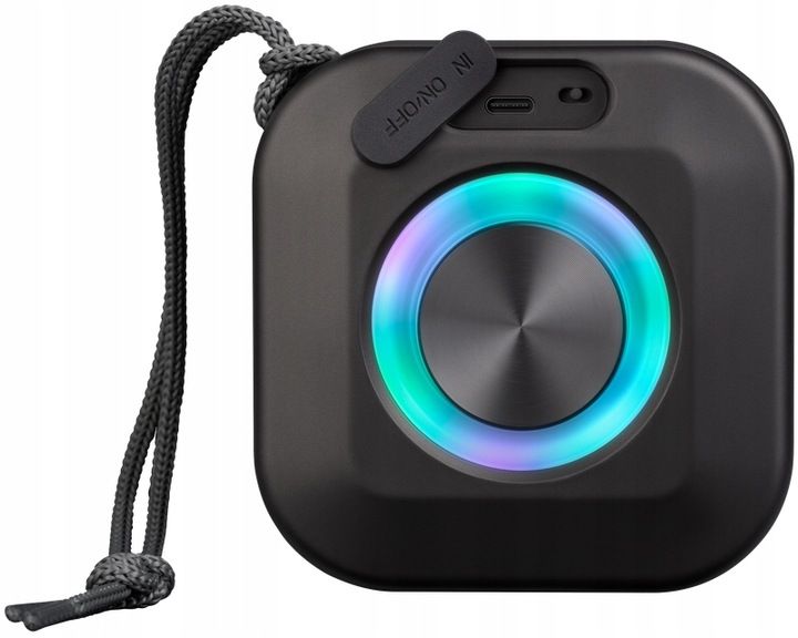 Przenośny Zewnętrzny Głośnik Bluetooth 5.3 LED Mobilny Bezprzewodowy USB-C zdjęcie 9