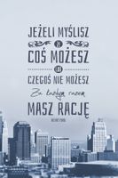 Za każdym razem masz rację – obraz w ramie 20×30 cm Wybierz ramkę - Ramka Aluminium Anoda R8 - wąska