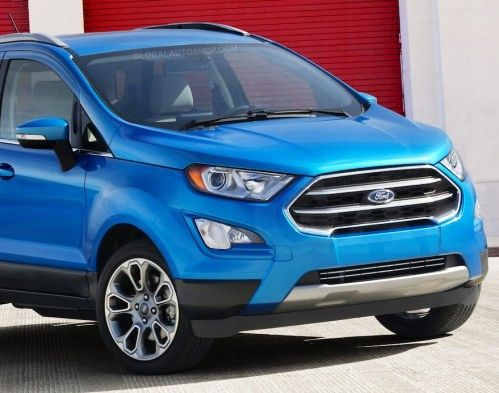 Ford Ecosport - Chromowane Listwy Grill Chrom Atrapy Zderzaka Tuning na Arena.pl