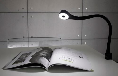 Lampa nocna LED do łóżka sypialni giętka czarna przykręcana 2x FLEXI R na Arena.pl