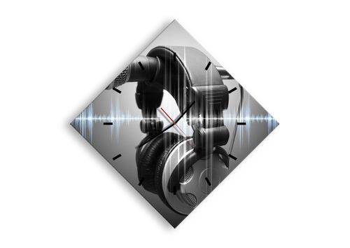 Zegar Ścienny - Mikrofon Studio - 50X50 Cm - C3Ad50X50-2549 na Arena.pl