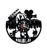 Zegar ścienny z płyty winylowej Studio Filmowe 20.5