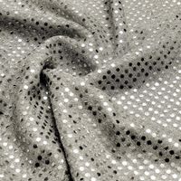 Tkanina cekiny srebrne 5m