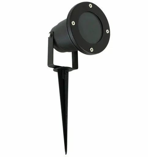 Reflektor ogrodowy wbijany szpikulec z przewodem 1m + żarówka LED GU10 5W zdjęcie 6