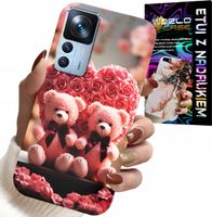 ETUI DO XIAOMI 12T / 12T PRO - RODZINKA RÓŻANYCH MISIÓW SERCE + SZKŁO
