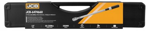 KLUCZ DYNAMOMETRYCZNY Z BLOKADĄ CERTYFIKAT KALIBRACJI ETUI 60-330NM 1/2"JCB na Arena.pl