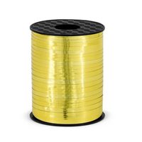 Wstążka tasiemka plastikowa do balonów złota