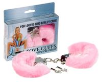 Metalowe Solidne Kajdanki Z Futerkiem - Love Cuffs