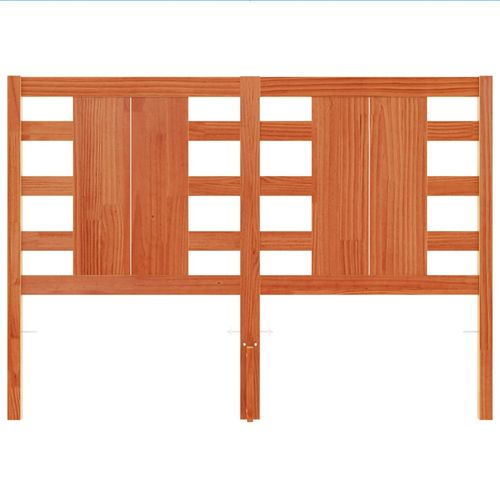 Wezgłowie do łóżka, woskowy brąz, 135 cm, lite drewno sosnowe na Arena.pl