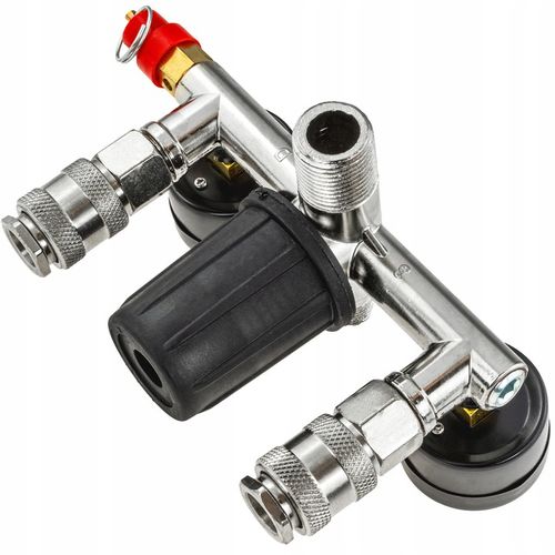 TRÓJNIK ROZDZIELACZ CIŚNIENIOWY DO KOMPRESORA PRESOSTAT 230V 1/4 MAX 12 BAR na Arena.pl