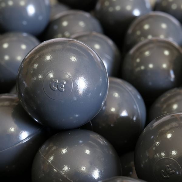 Kulki do zabawy ø7cm 150szt grafitowe zdjęcie 2