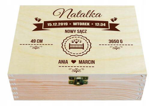 CUDOWNE PUDEŁKO WSPOMNIEŃ PREZENT CHRZEST ROCZEK na Arena.pl