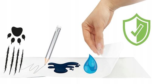 FOLIA OCHRONNA BEZBARWNA Drzwi Meble PRZECIW DRAPANIU Samoprzylepna 50x100 na Arena.pl