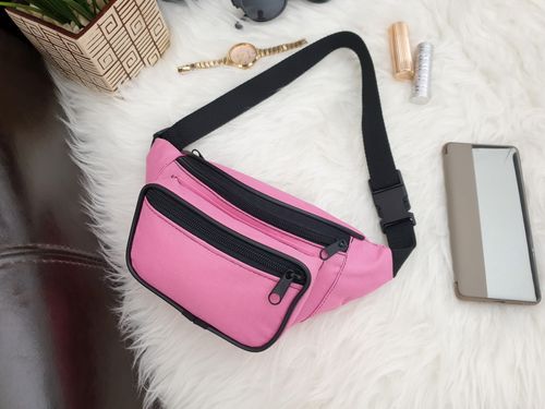 NERKA saszetka biodrówka damska polska N109 różowa na Arena.pl