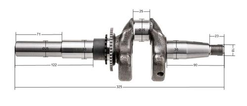 Wał korbowy Kasey silnik EX27 22E-20901-01 na Arena.pl