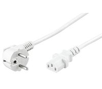 MicroConnect Power Cord 3m White IEC320