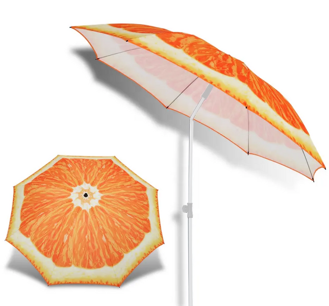 Parasol plażowy pomarańcza zdjęcie 6