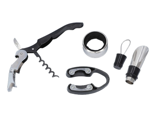 Elegancki Zestaw do Wina w Czarnej Walizce na 2 butelki Box Prezentowy na Arena.pl